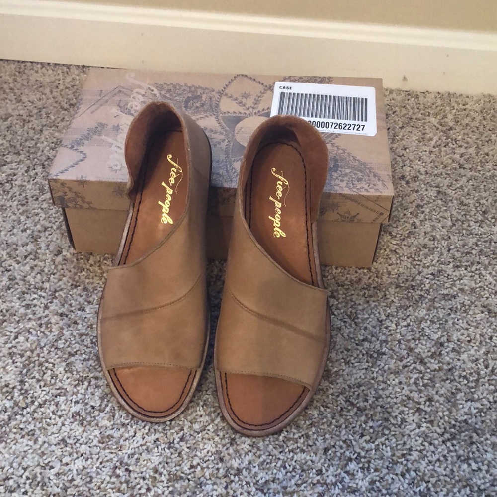 Free People asymmetrical sandal